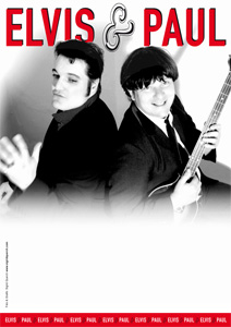 Elvis and Paul Plakat